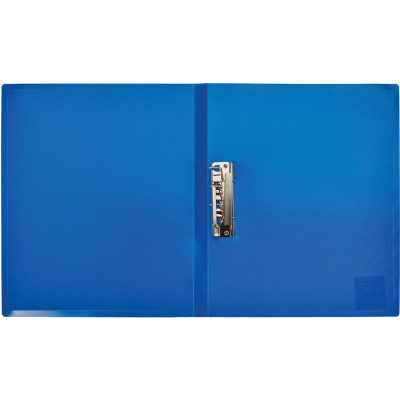 Папка с зажимом A4 20 мм до 150 листов Attache Label синяя - фото 3