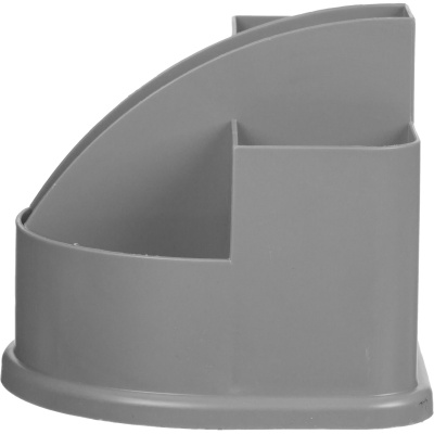 Подставка-органайзер для канцелярских мелочей 5 отделений Attache Авангард серая  - фото 3