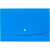 Папка-конверт на кнопке А5 до 100 листов Attache синяя - фото 1