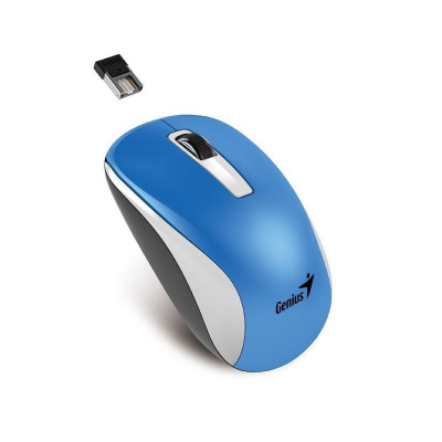 Мышь компьютерная беспроводная Genius NX-7010 (31030018400) синяя - фото 1