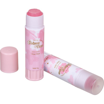 Клей-карандаш школьный 15г M&G Sakura, цвет корпуса в ассортименте - фото 2