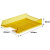Лоток для бумаг горизонтальный прозрачный желтый Han с индексным окном, цена, описание, фото 2 Лоток для бумаг горизонтальный прозрачный желтый Han с индексным окном - фото 2
