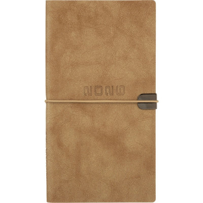 Еженедельник датированный нестандарт (175х95) искусственная кожа 64 л Escalada бежевый с фикс.рез. - фото 3
