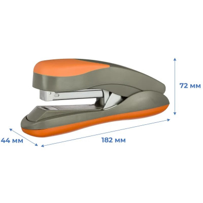 Степлер канцелярский до 30 листов Reiter оранжевый - фото 3