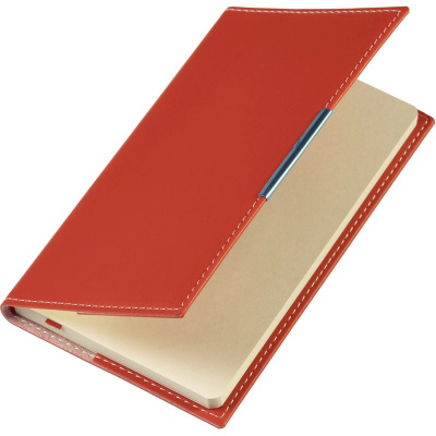 Еженедельник недатированный А6 искусственная кожа 80 л Bruno Visconti Metropol красный - фото 16