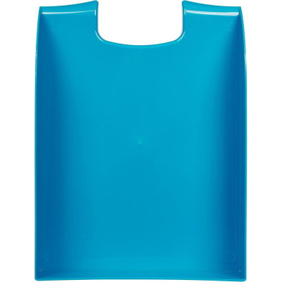 Лоток для бумаг горизонтальный голубой Attache Fantasy пластик - фото 3