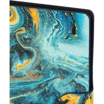 Ежедневник недатированный А5 искусственная кожа 96 л Attache Selection Fluid бирюзовый - фото 23