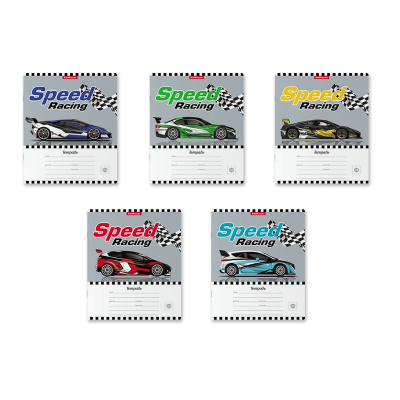 Тетрадь школьная А5+ 24 листа в линейку Erich Krause Speed Racing - фото 3