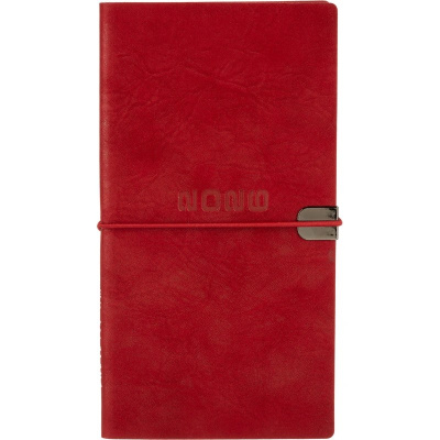 Еженедельник датированный нестандарт (175х95) искусственная кожа 64 л Escalada красный с фикс.рез. - фото 3
