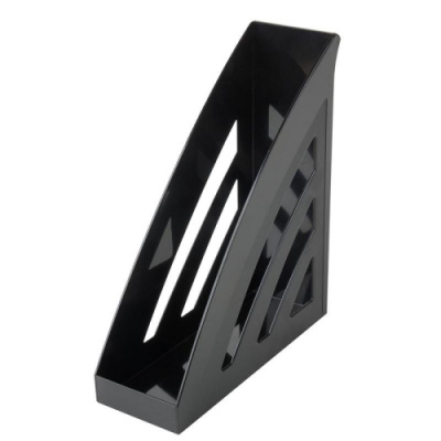 Вертикальный накопитель для бумаг 90 мм пластиковый черный Attache - фото 1