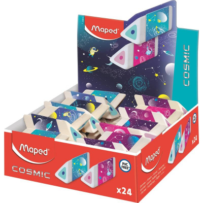 Ластик 25х64х18 мм цветной Maped Cosmic Kids Pyramide - фото 7