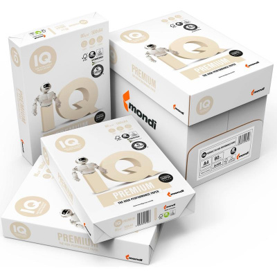 Бумага для офисной техники А3 IQ Premium (80 г/м², марка А+, 500 листов) - фото 2