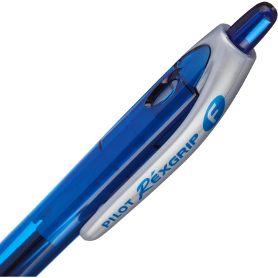 Ручка шариковая автоматическая Pilot BPRG-10R-F Rex Grip 0.22 мм синяя - фото 3