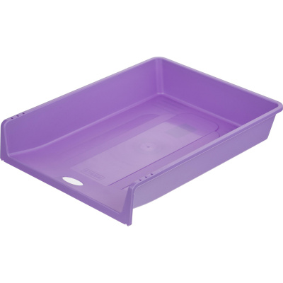 Лоток для бумаг горизонтальный фиолетовый Attache Акварель - фото 1