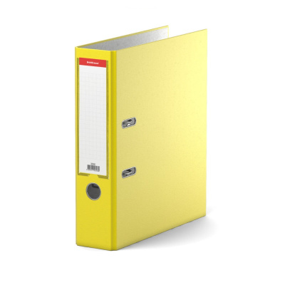 Папка-регистратор А4 70 мм Erich Krause Neon желтая - фото 1