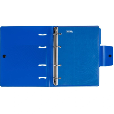 Ежедневник недатированный А5 пластик 136 л Attache Digital синий - фото 3