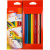 Карандаши цветные 12 цветов трехгранные Deli ColoRun - фото 4