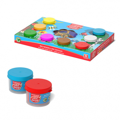 Биопластилин с аксессуарами для лепки ArtBerry 8 цветов по 35 г - фото 1