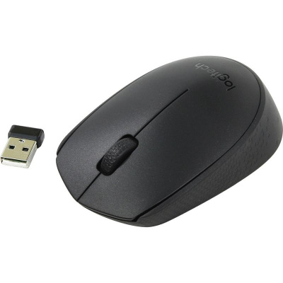 Мышь компьютерная беспроводная Logitech B170 (910-004798) черная - фото 1