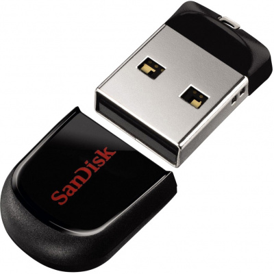USB-накопитель SanDisk Cruzer Fit 32 Gb Black - фото 1