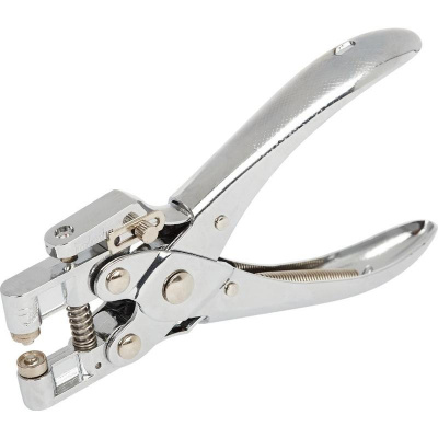 Дырокол для люверсов до 30 листов Attache серебристый - фото 1