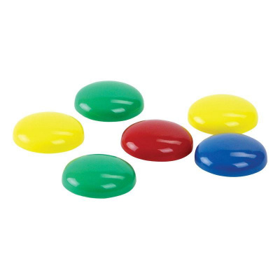 Магнитный держатель для досок 30 мм цветной Attache (уп. 6 шт) - фото 1