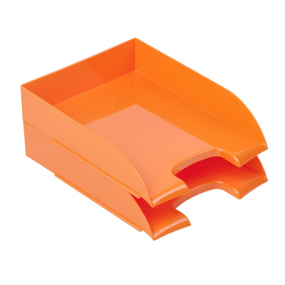Лоток для бумаг горизонтальный оранжевый Attache Fantasy пластик - фото 3