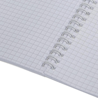 Бизнес-тетрадь А5 в клетку 80 л на спирали Attache Selection Pastel Квадраты - фото 3