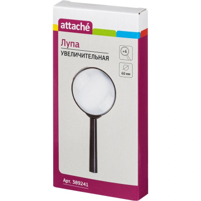 Лупа диаметр 60 мм кратность увеличения 6 Attache - фото 6