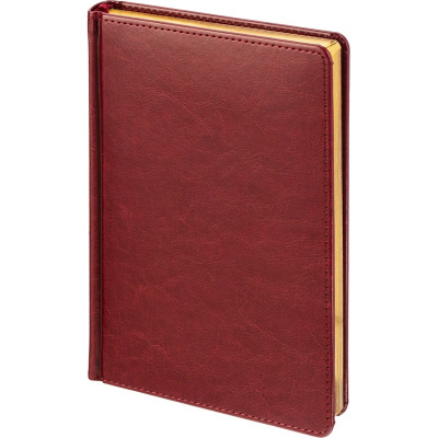 Ежедневник датированный 2026 А5 168 л Attache Sidney Nebraska искус.кожа бордовый (золотистый обрез) - фото 1