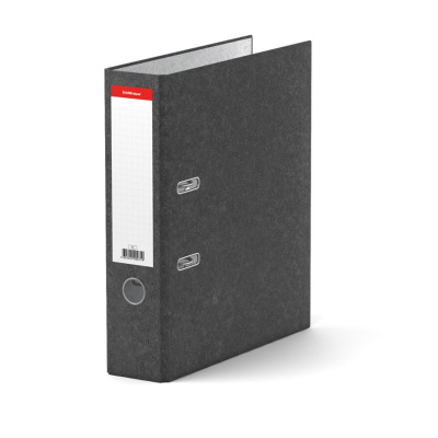 Папка-регистратор А4 70 мм Erich Krause Basic серая - фото 1