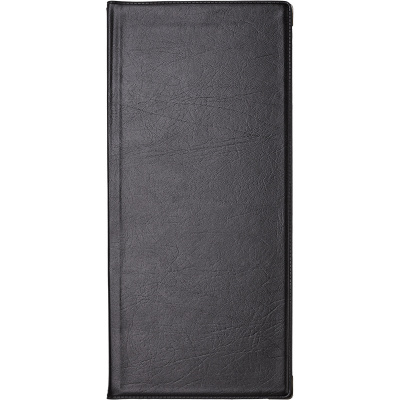 Визитница настольная на 112 визиток искусственная кожа Koh-I-Noor Gama черная с уголками - фото 1