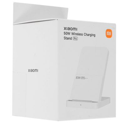 Зарядное устройство беспроводное Xiaomi 50W Wireless Charging Stand Pro цвет корпуса белый - фото 2