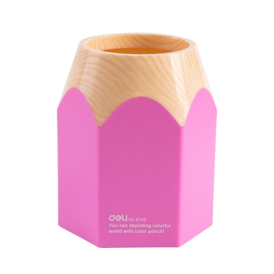 Подставка-стакан для ручек и карандашей Deli Е9145, цвет в ассортименте - фото 6