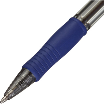 Ручка шариковая автоматическая Pilot BPGP-10R-M L Super Grip 0.25 мм синяя - фото 3