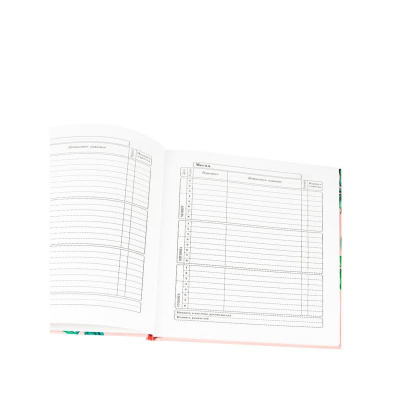 Дневник школьный для 1-11 класса 40 листов Проф-пресс Широкие листья твердая обложка - фото 4