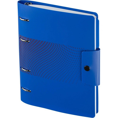 Ежедневник недатированный А5 пластик 136 л Attache Digital синий - фото 1