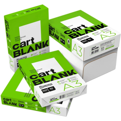 Бумага для офисной техники А3 Cartblank (80 г/м², марка С, 500 листов) - фото 2