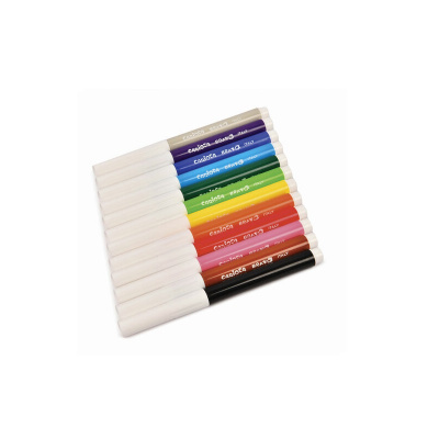 Фломастеры 12 цветов Carioca Bravo - фото 3