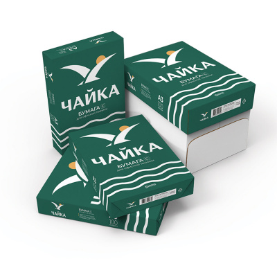 Бумага для офисной техники А3 Чайка (80 г/м², марка С, 500 листов) - фото 2