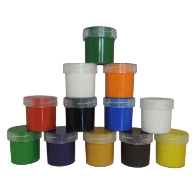 Гуашь художественная 12 цветов по 40 мл Спектр Радуга - фото 2