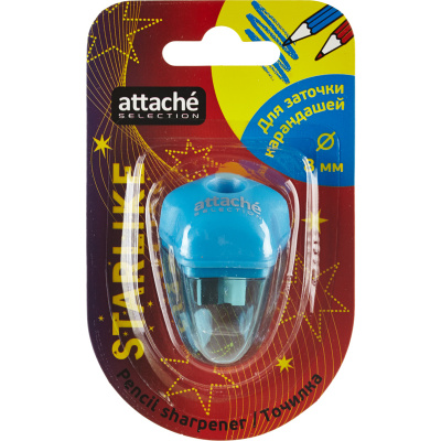 Точилка для карандашей с контейнером Attache Selection голубая - фото 2