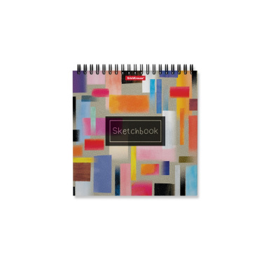 Скетчбук 170х170 мм 40 листов на спирали Erich Krause Абстракция - фото 1