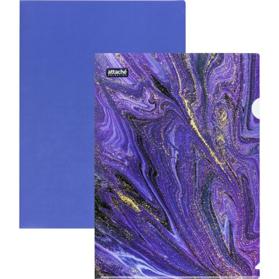 Папка уголок А4+ 200 мкм Attache Selection Fluid в ассортименте - фото 2