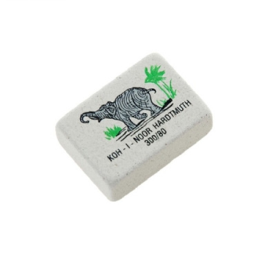 Ластик каучуковый 25x20x6 мм белый Koh-I-Noor 300/80 - фото 1