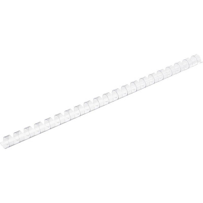 Пружины для переплета пластиковые 12 мм прозрачные Promega Office (уп. 100 шт) - фото 2