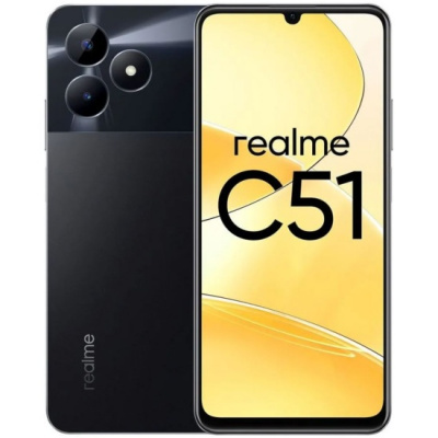 Смартфон Realme RMX3830 C51 64Gb черный (631011000845) - фото 1