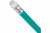 Карандаш чернографитный HB шестигранный Staff BLP-963 цвет корп. зеленый заточенный с ластиком - фото 6