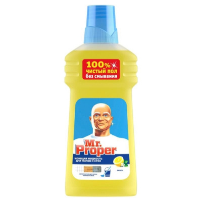 Средство для мытья пола и стен 500 мл Mr. Proper Лимон - фото 1