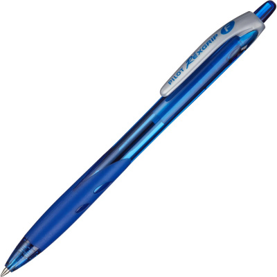 Ручка шариковая автоматическая Pilot BPRG-10R-F Rex Grip 0.22 мм синяя - фото 1